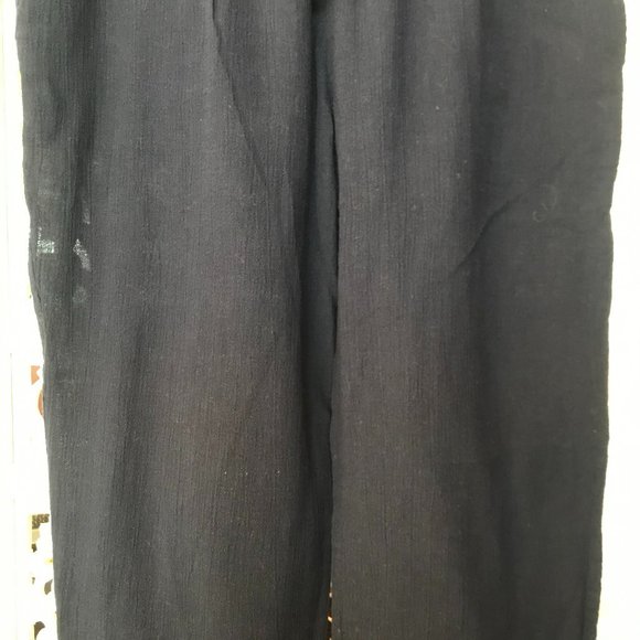 J. Crew Navy 100% Cotton Lightweight Flowy Pants S - Picture 10 of 12